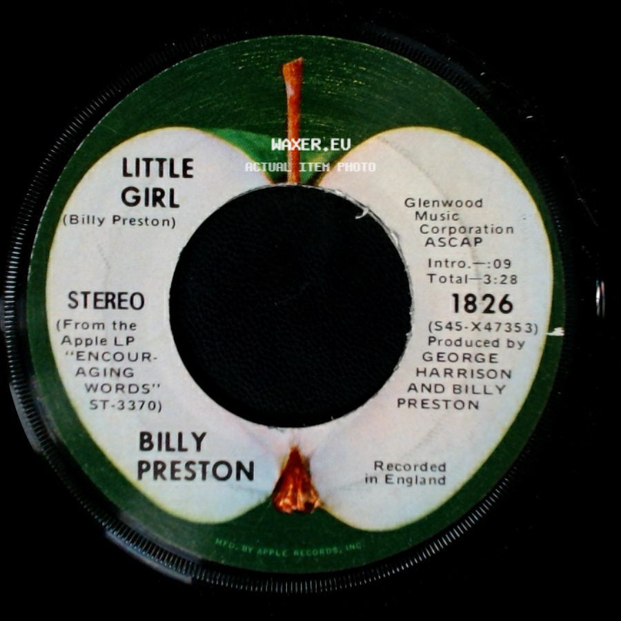 Billy Preston - My Sweet Lord / Little Girl side B