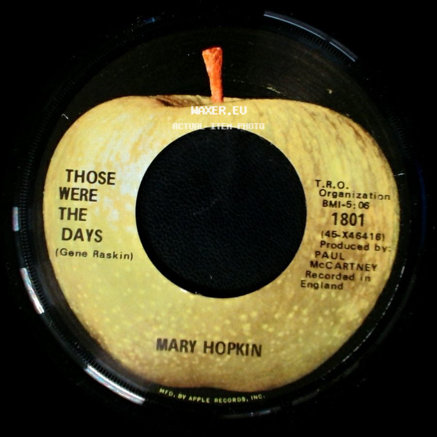Mary Hopkin - Turn! Turn! Turn! (To Everything There Is A Season) (Pete Seeger) / Those Were The Days side B