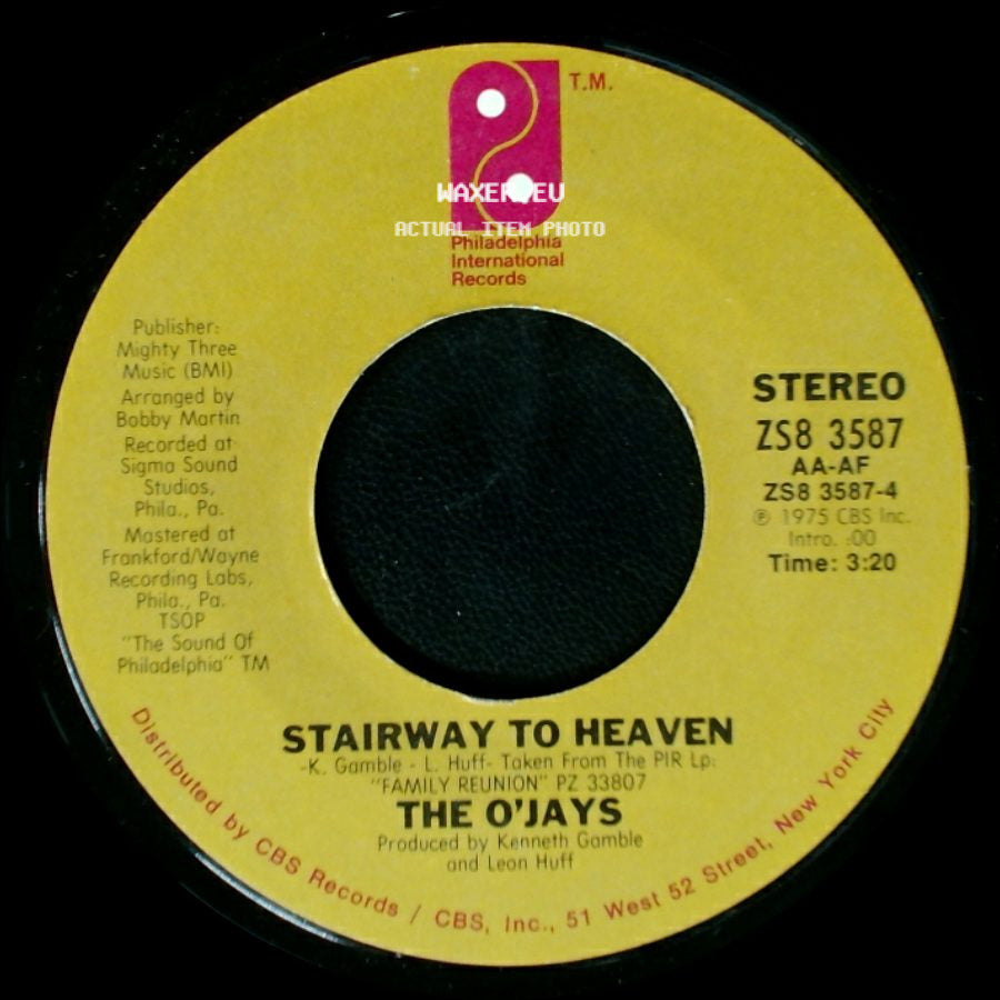 The O'jays - Livin' For The Weekend / Stairway To Heaven side B