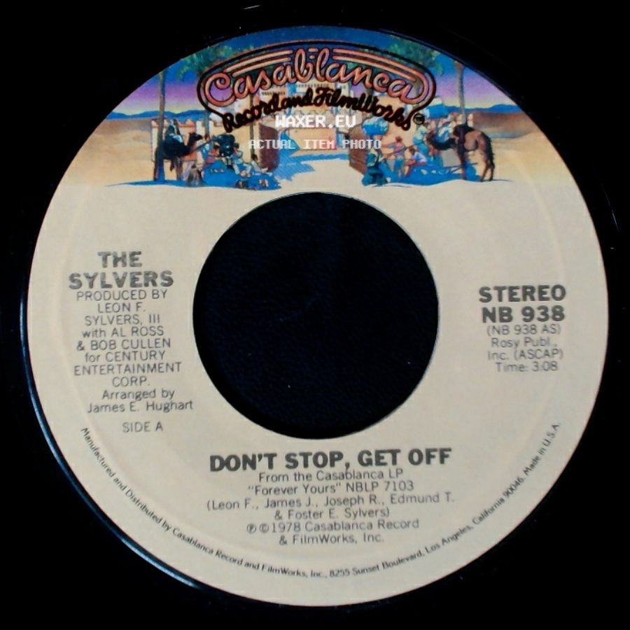The Sylvers - Don't Stop, Get Off / Love Won't Let Me Go side A