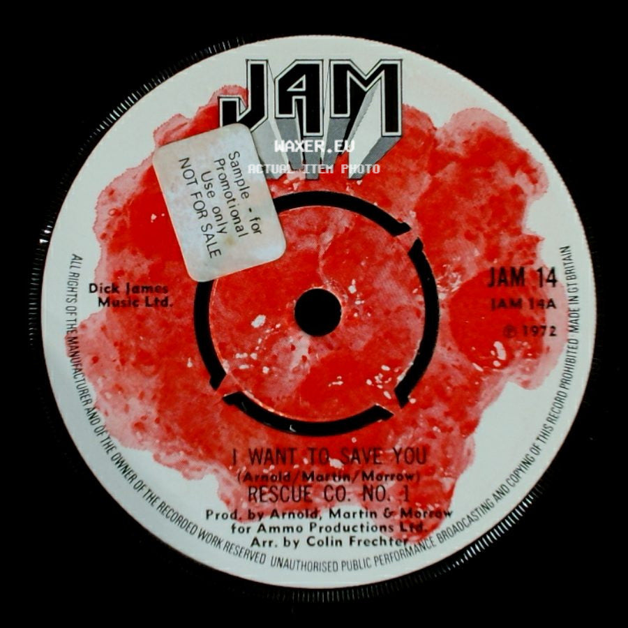 Rescue Co. No. 1 - Amanda / I Want To Save You side B