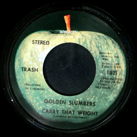 Trash - Golden Slumbers / Carry That Weight / Trash Can side A