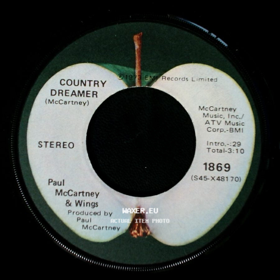 Paul Mccartney & Wings - Country Dreamer / Helen Wheels side A