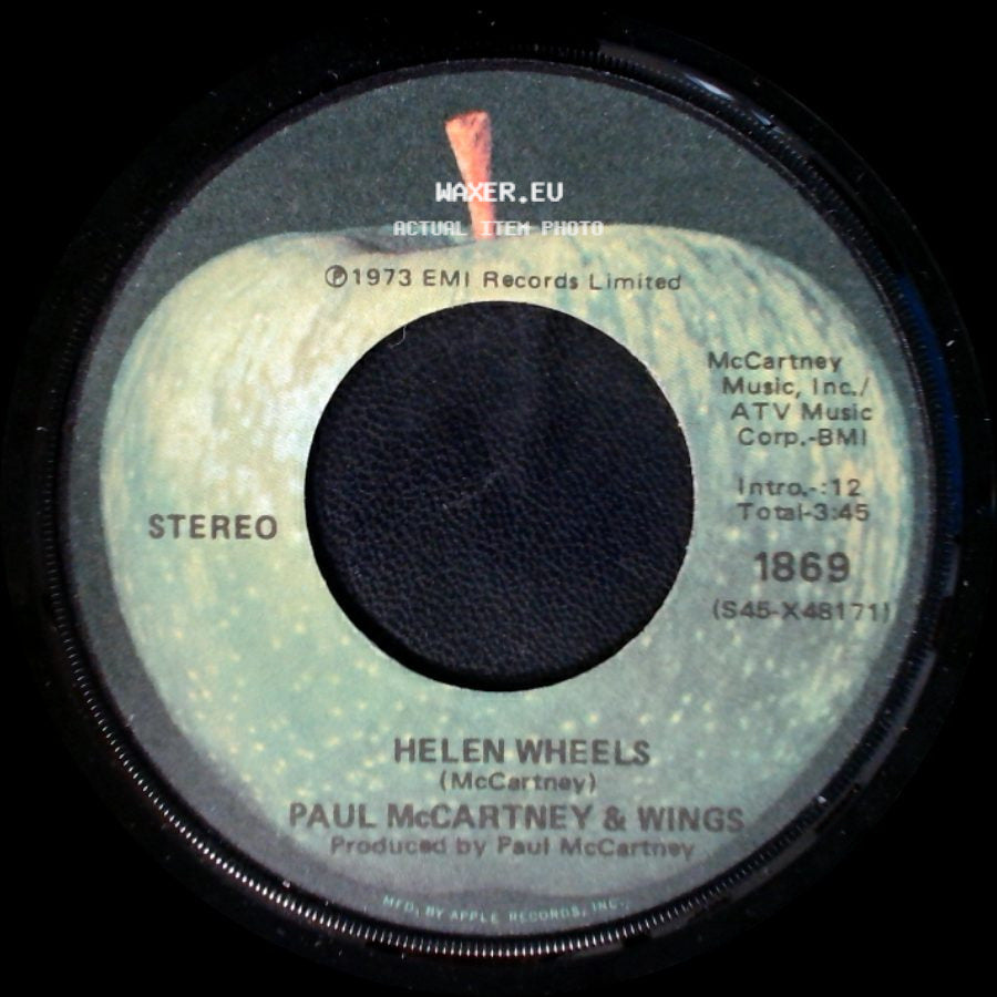 Paul Mccartney & Wings - Country Dreamer / Helen Wheels side B