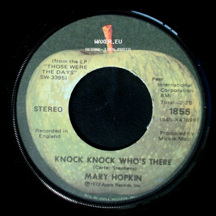 Mary Hopkin - International / Knock Knock Who's There side B