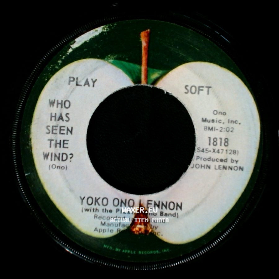 Yoko Ono Lennon / John Ono Lennon - Play Who Has Seen The Wind? / Instant Karma (We All Shine On) side A