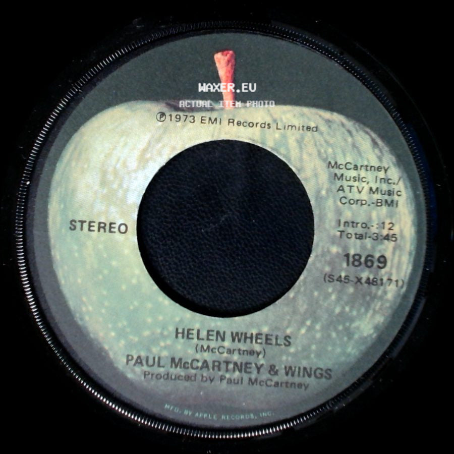 Paul Mccartney & Wings - Country Dreamer / Helen Wheels side B