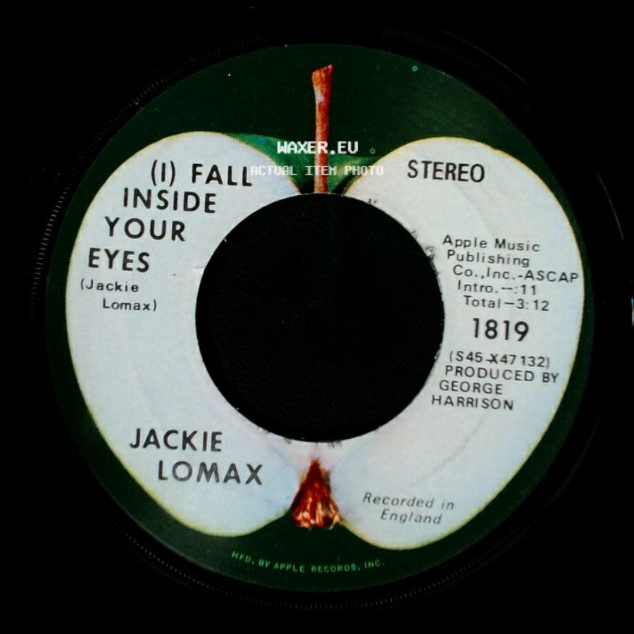 Jackie Lomax - (I) Fall Inside Your Eyes / How The Web Was Woven side A