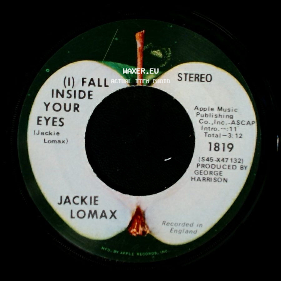 Jackie Lomax - (I) Fall Inside Your Eyes / How The Web Was Woven side A