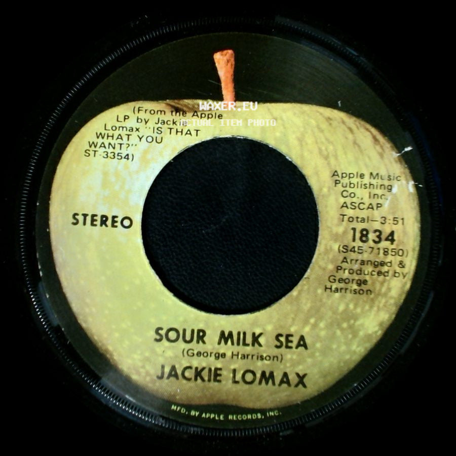 Jackie Lomax - Fall Inside Your Eyes / Sour Milk Sea side B