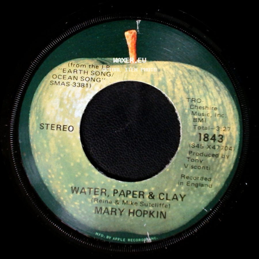 Mary Hopkin - Water, Paper & Clay / Streets Of London side A