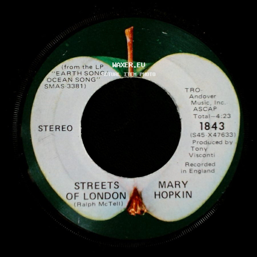 Mary Hopkin - Water, Paper & Clay / Streets Of London side B