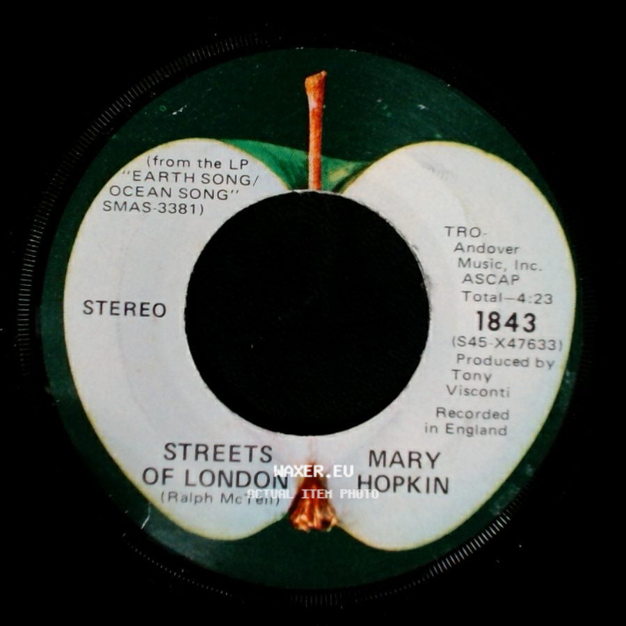 Mary Hopkin - Water Paper & Clay / Streets Of London side B