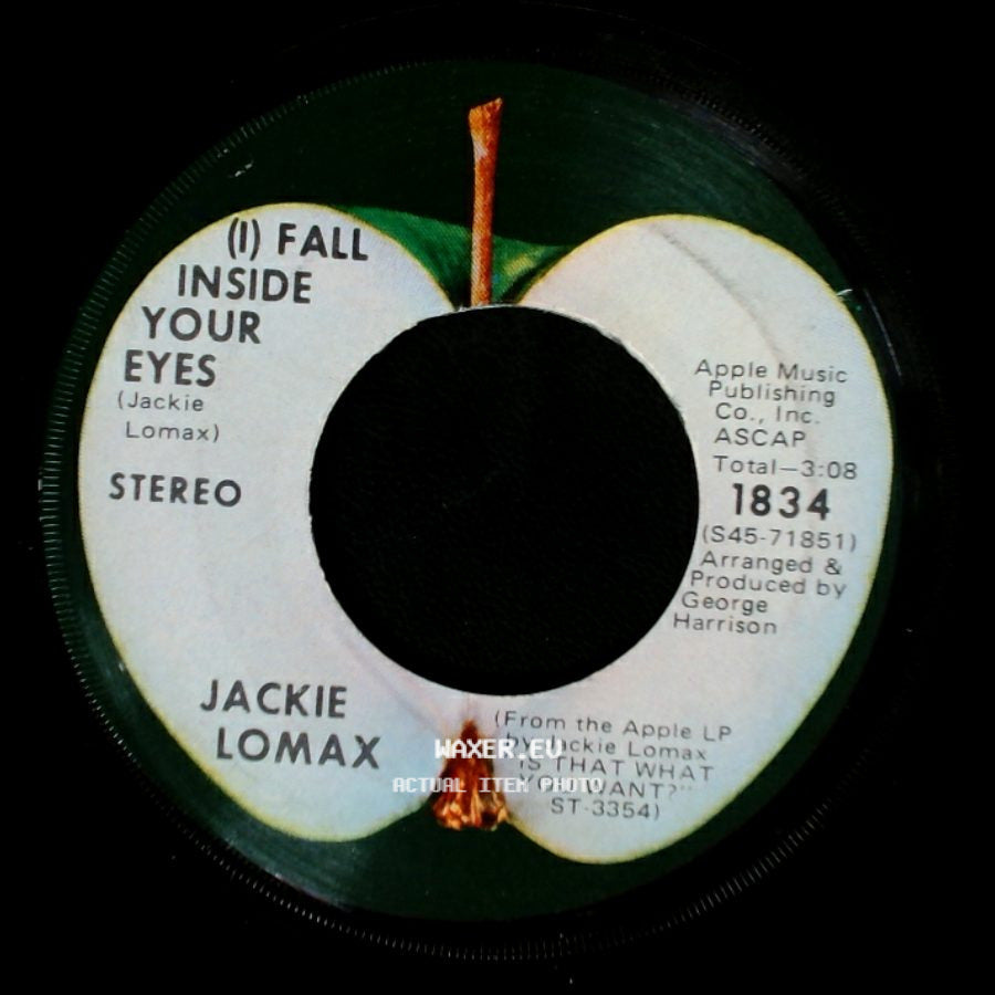 Jackie Lomax - Sour Milk Sea / (I) Fall Inside Your Eyes side B