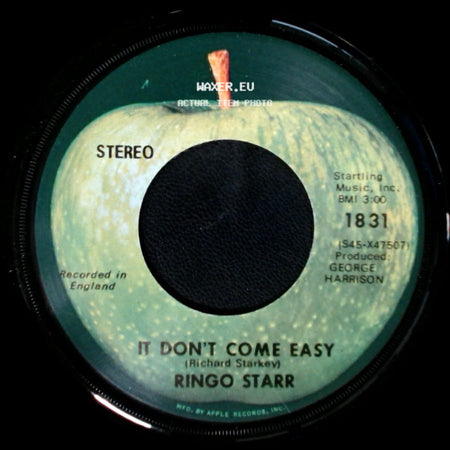 Ringo Starr - Early 1970 / It Don't Come Easy side B