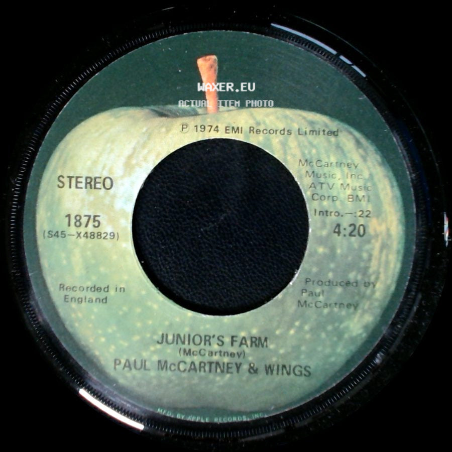 Paul Mccartney & Wings - Junior's Farm / Sally G side A