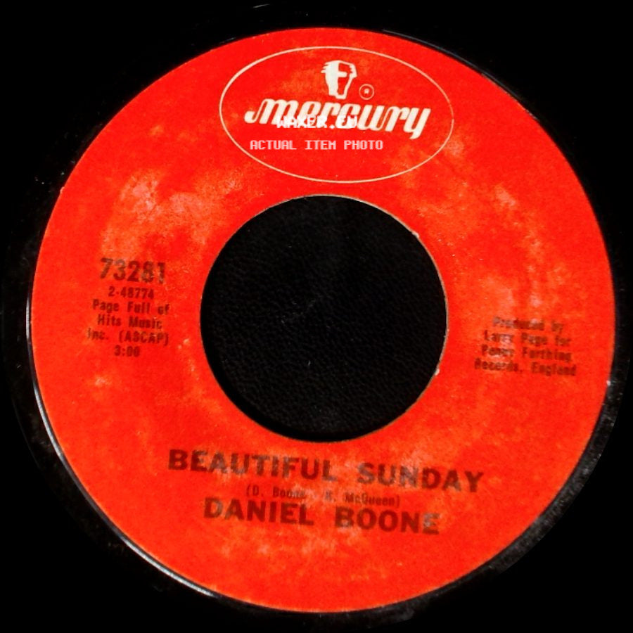 Daniel Boone - Beautiful Sunday / Truly Julie side A
