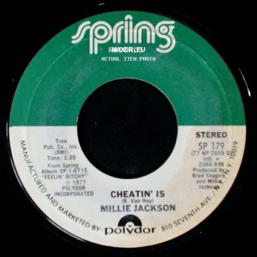 Millie Jackson - Cheatin' Is / All The Way Lover side A