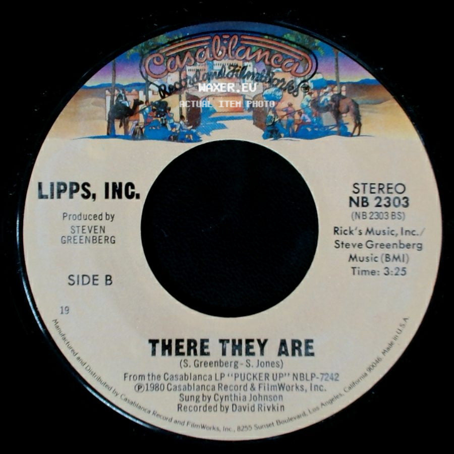 Lipps, Inc. - How Long / There They Are side B
