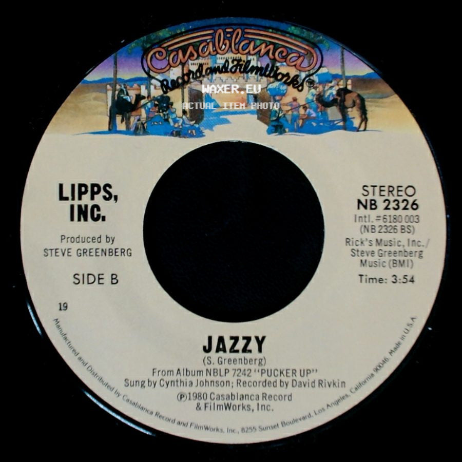 Lipps, Inc. - The Gossip Song / Jazzy side B
