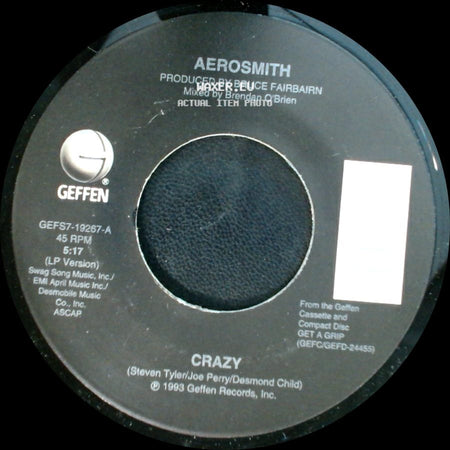Aerosmith - Gotta Love It / Crazy side B
