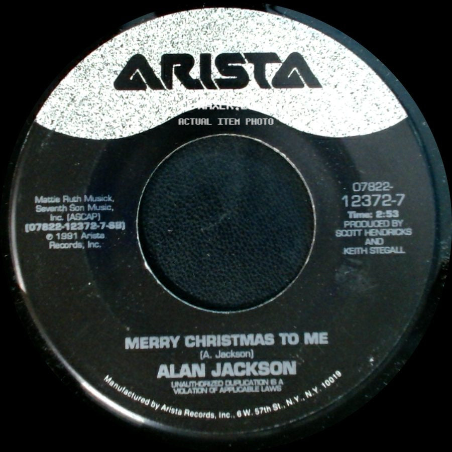 Alan Jackson - Merry Christmas To Me / I Only Want You For Christmas side A