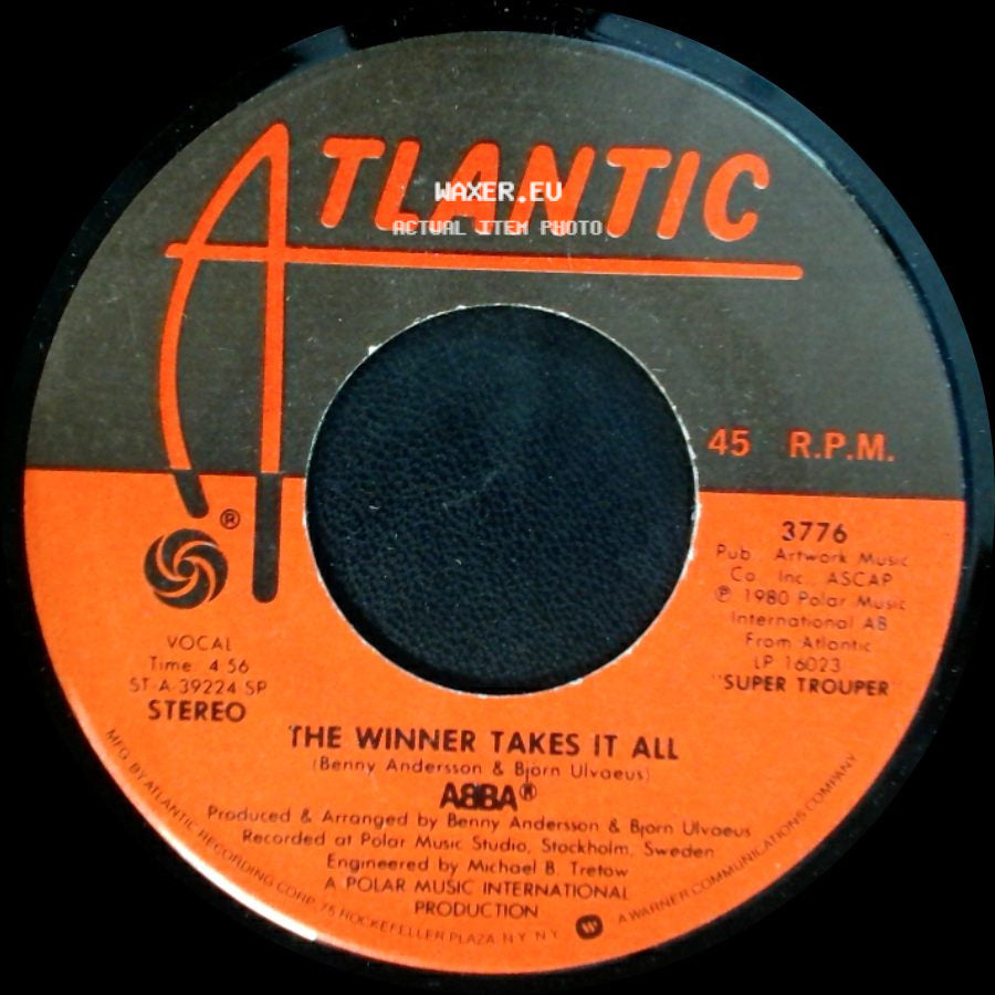 Abba - The Winner Takes It All / Elaine side A