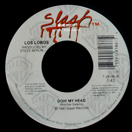 Los Lobos - Come On, Let's Go / Ooh! My Head side B