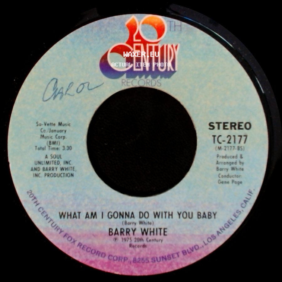 Barry White - What Am I Gonna Do With You Baby / What Am I Gonna Do With You side A