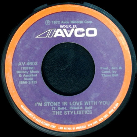 The Stylistics - I'm Stone In Love With You / Make It Last side A