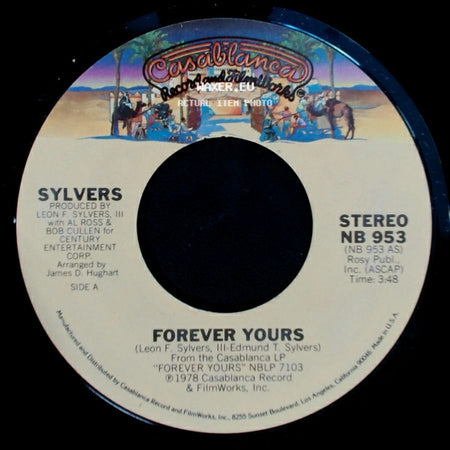 Sylvers - Forever Yours / Diamonds Are Rare side A