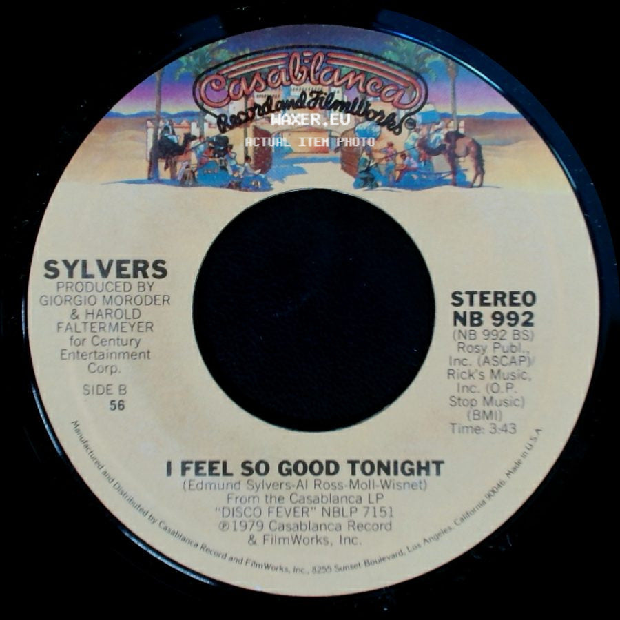 Sylvers - Hoochie Coochie Dancin' / I Feel So Good Tonight side B