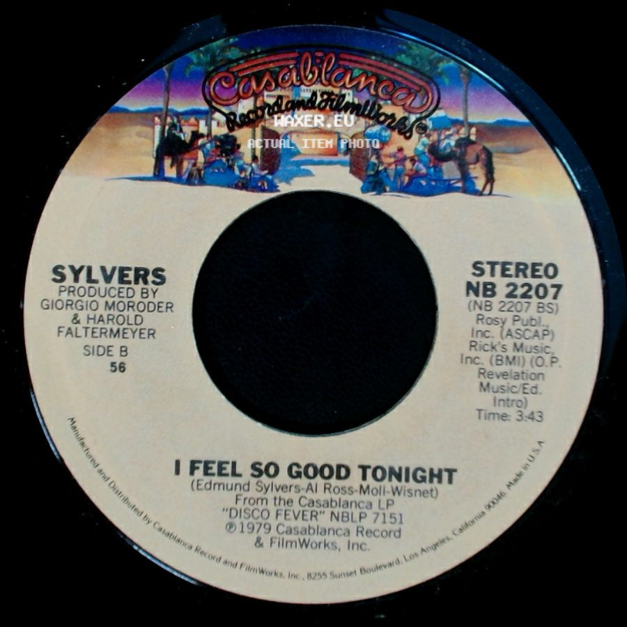 Sylvers - Mahogany / I Feel So Good Tonight side B