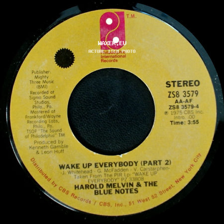 Harold Melvin & The Blue Notes - Wake Up Everybody (Part 1) / Wake Up Everybody (Part 2) side B