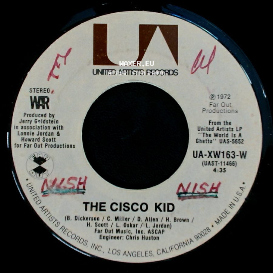 War - The Cisco Kid / Beetles In The Bog side A
