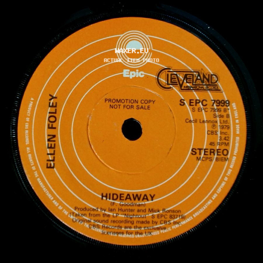 Ellen Foley - What's A Matter Baby / Hideaway side B
