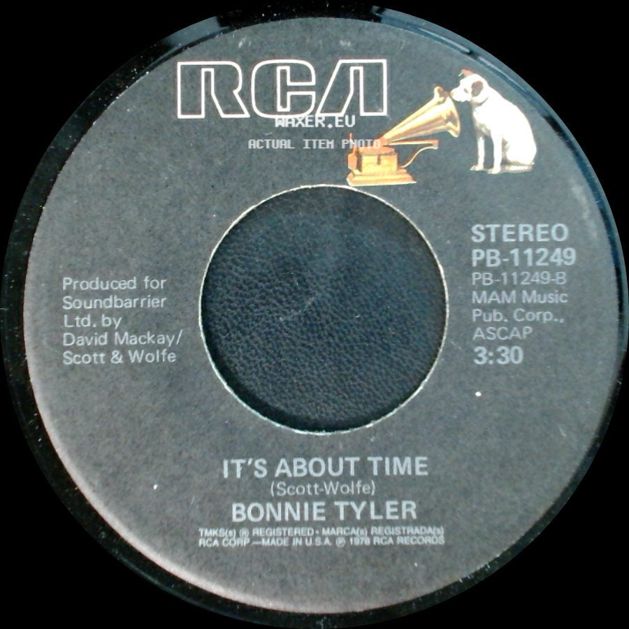 Bonnie Tyler - It's A Heartache / It's About Time side B