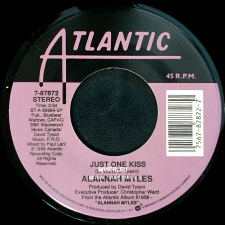 Alannah Myles - Lover Of Mine / Just One Kiss side B
