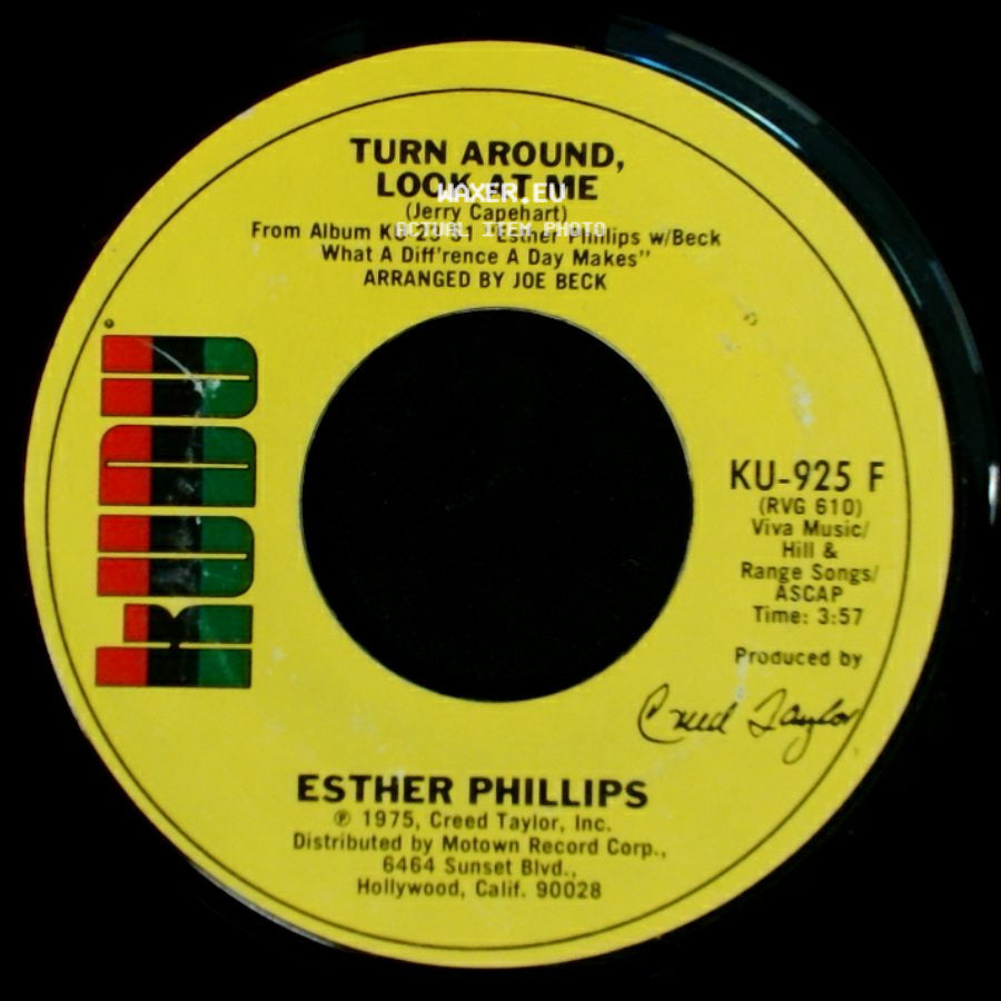 Esther Phillips - Turn Around, Look At Me / What A Diff'rence A Day Makes side A
