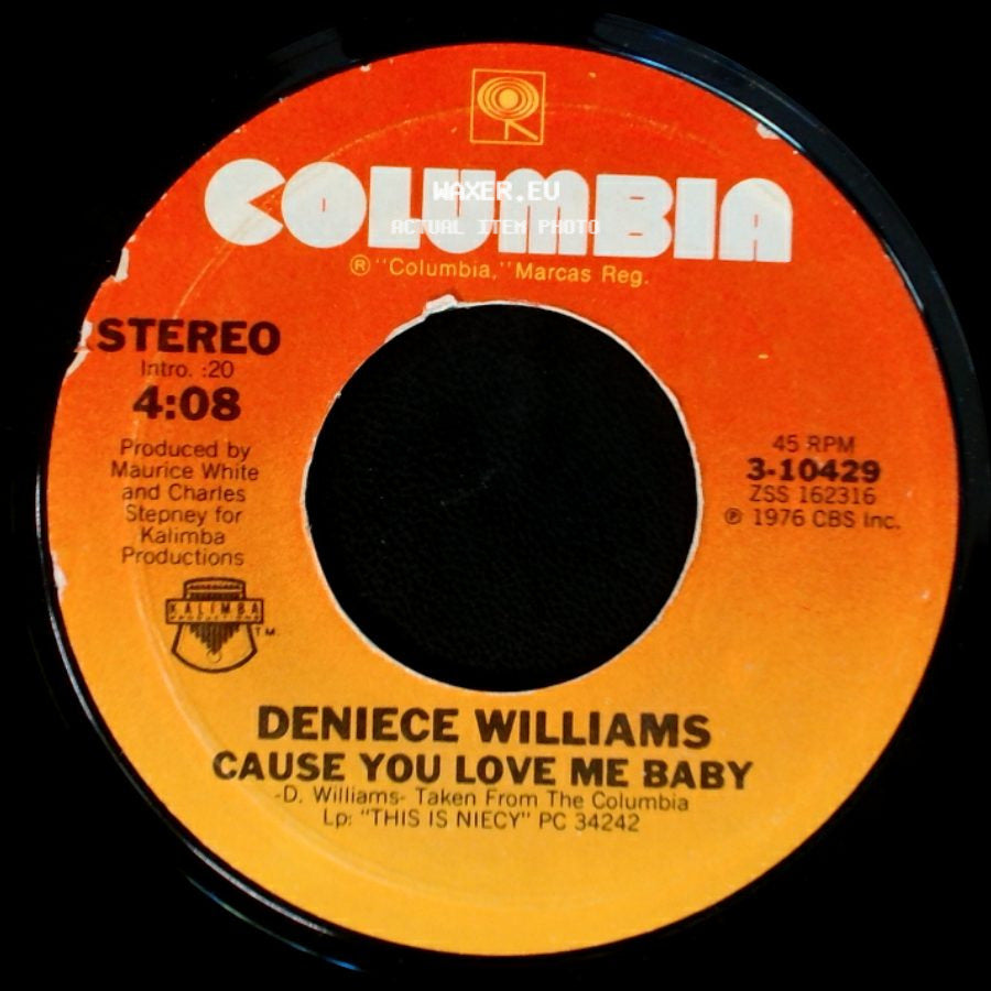 Deniece Williams - Free / Cause You Love Me Baby side B