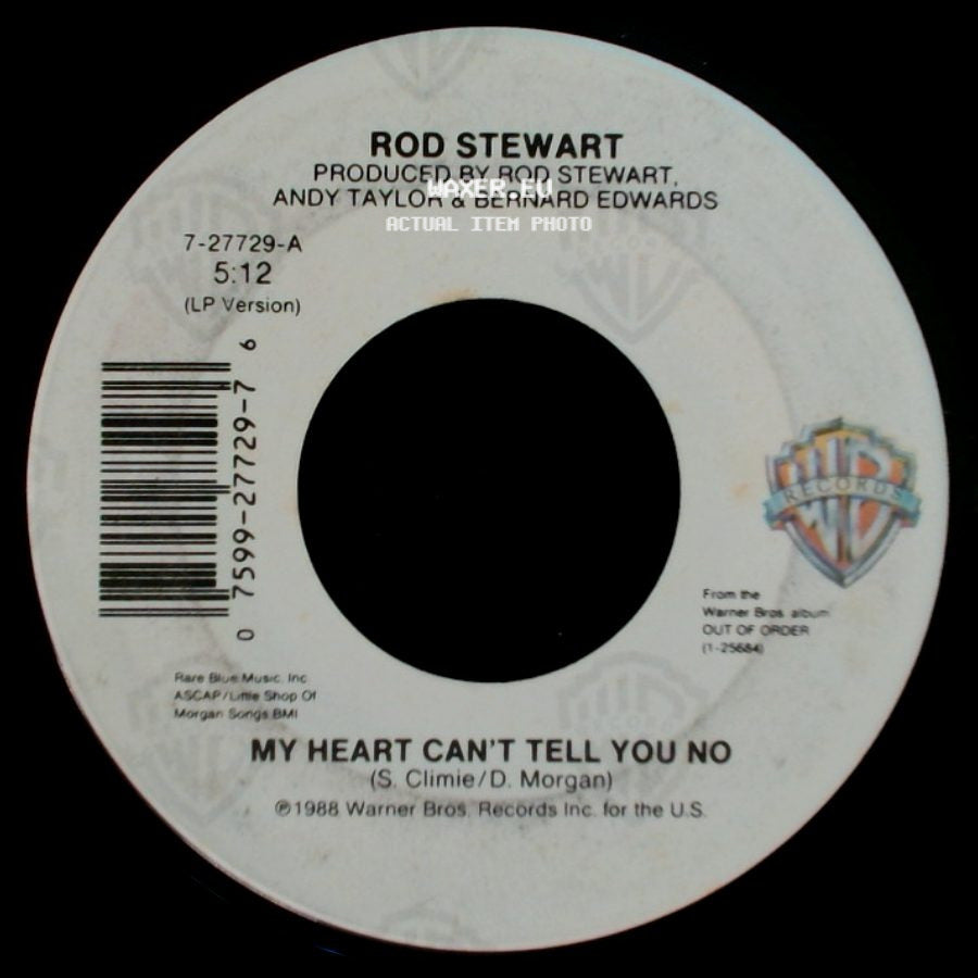 Rod Stewart - The Wild Horse / My Heart Can't Tell You No side B