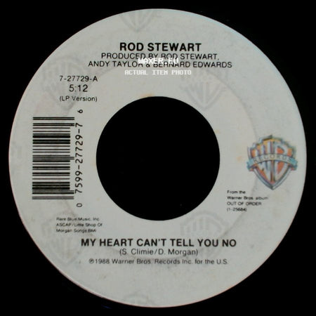 Rod Stewart - The Wild Horse / My Heart Can't Tell You No side B