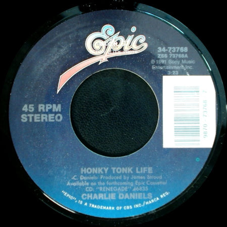 Charlie Daniels / Willie Jones - Honky Tonk Life / Unknown Title B side A