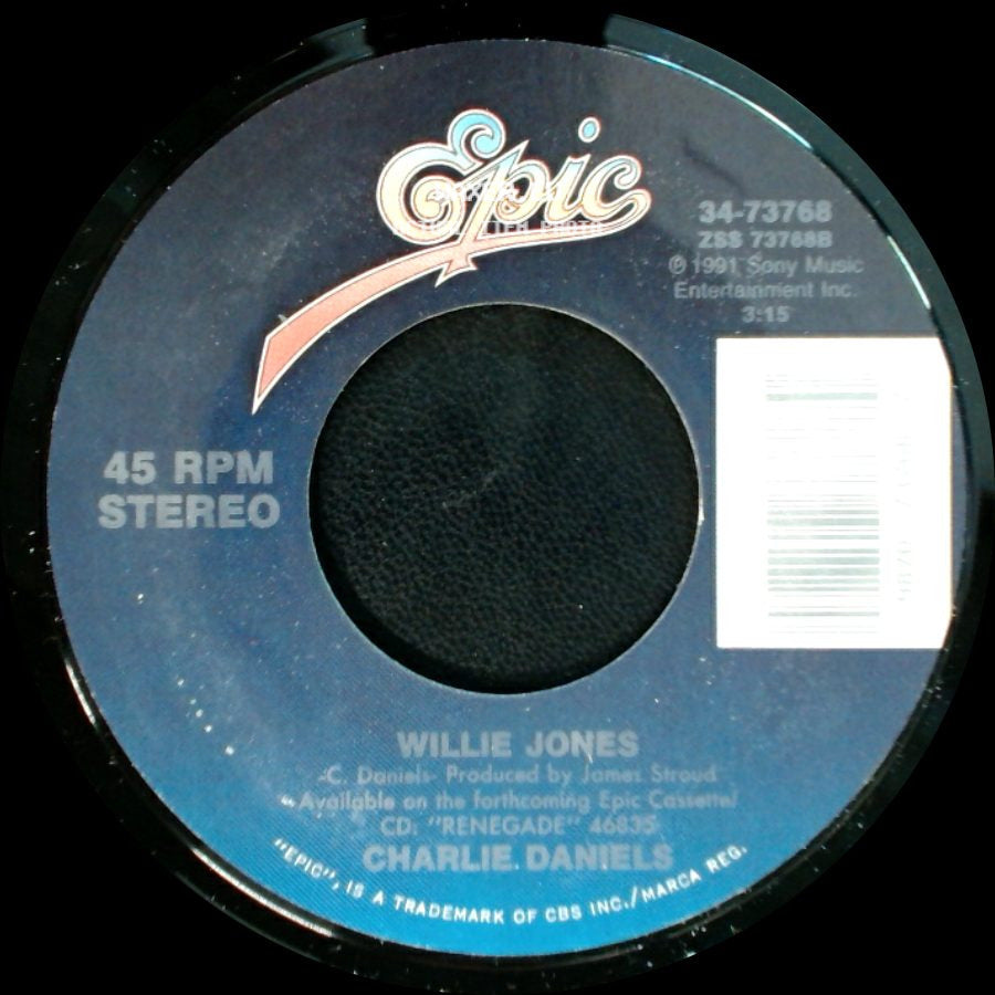 Charlie Daniels / Willie Jones - Honky Tonk Life / Unknown Title B side B