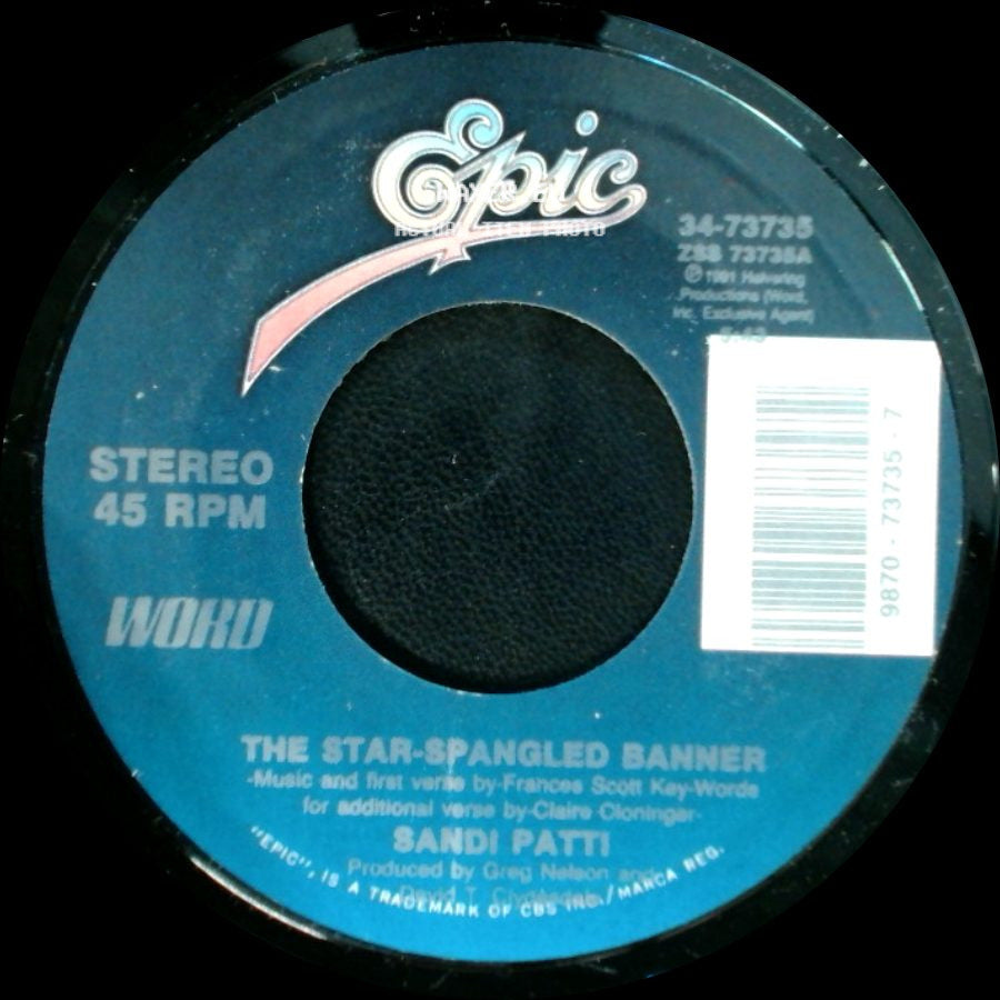 Sandi Patti - The Star-Spangled Banner / Love In Any Language side A