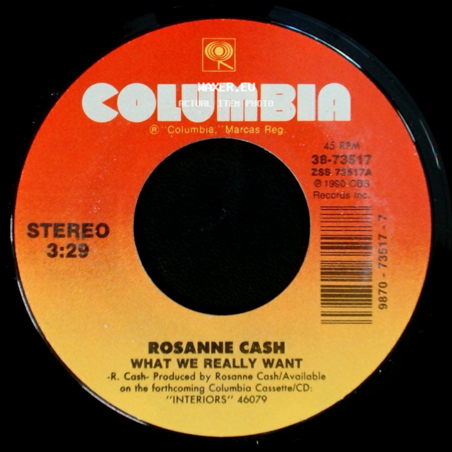 Rosanne Cash - What We Really Want / Portrait side A