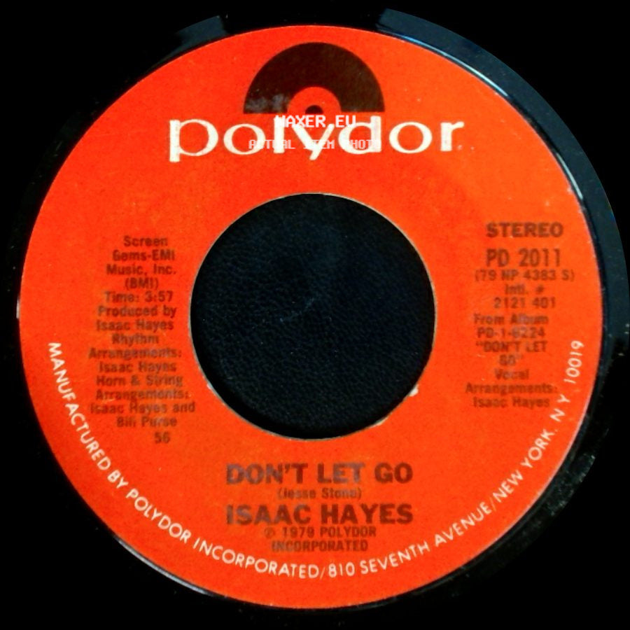 Isaac Hayes - Don't Let Go / You Can't Hold Your Woman side A
