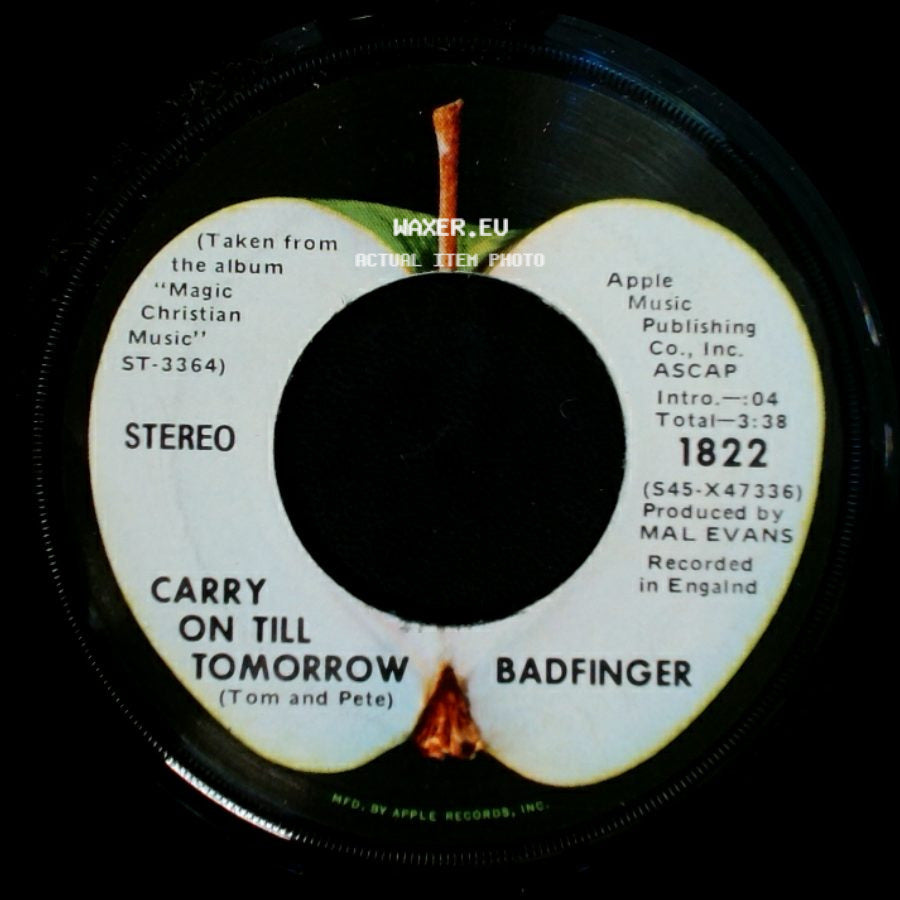 Badfinger - Carry On Till Tomorrow / No Matter What side A