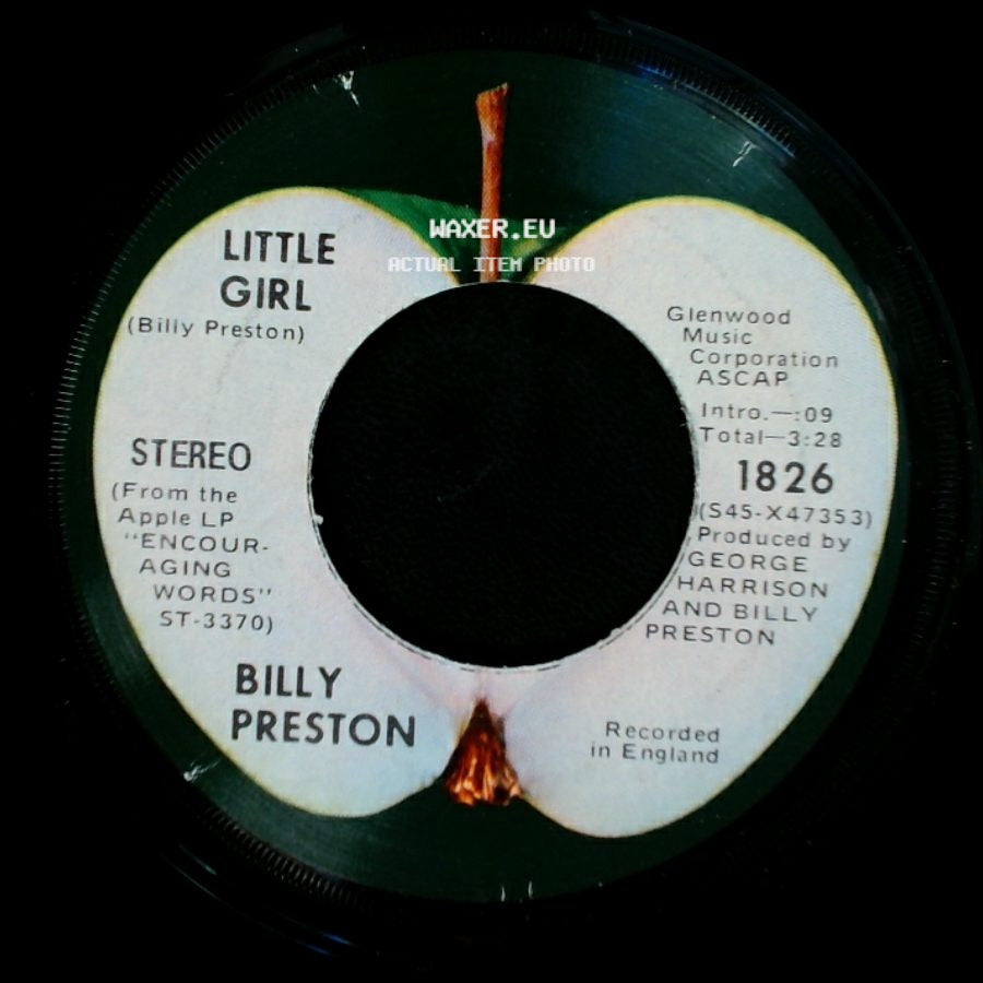 Billy Preston - My Sweet Lord / Little Girl side B