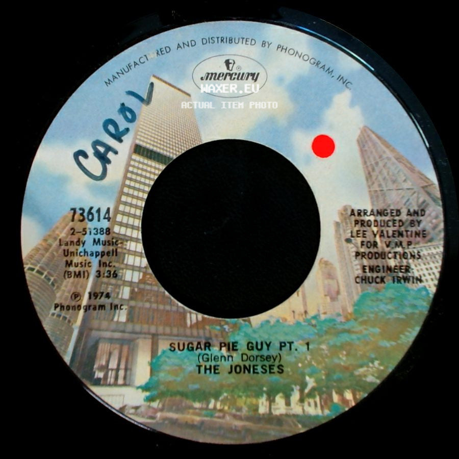 The Joneses - Sugar Pie Guy Pt. 2 / Sugar Pie Guy Pt. 1 side B